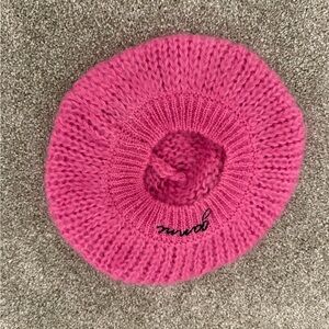 Ganni Pink Beret